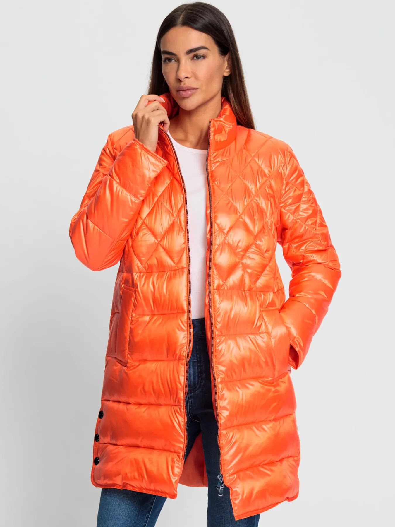 Manteau matelassé motif matelassé