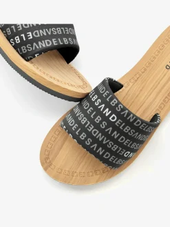 Mules de bain sandales de bain très légères et flexibles avec logo imprimé tendance