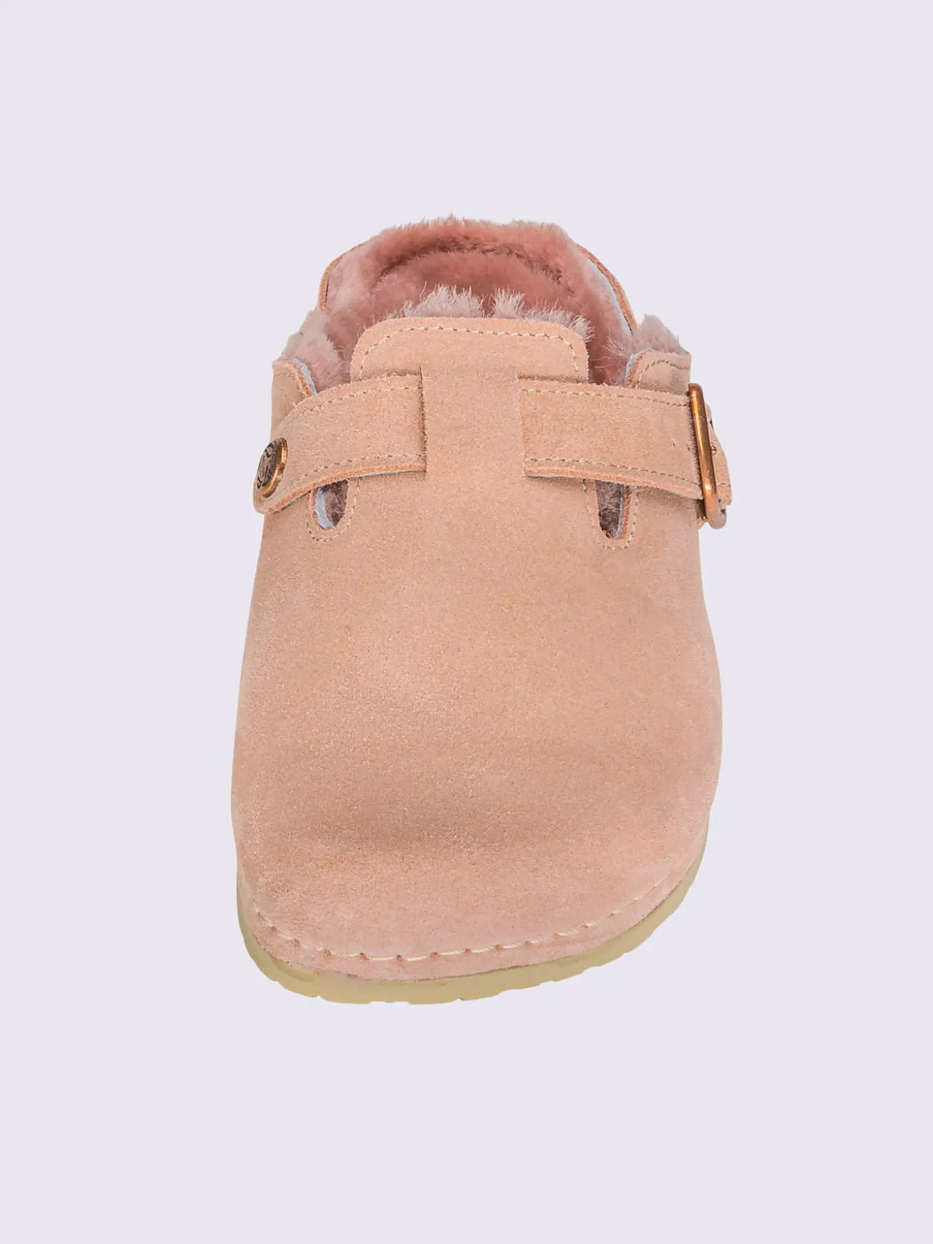 Mules doublure agneau véritable