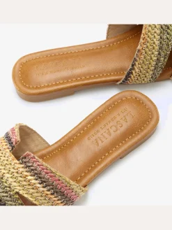 Mules estivales au joli design tressé