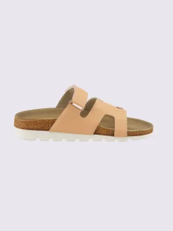 Mules matière synthétique
