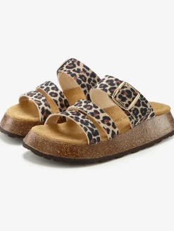 Mules tendance avec semelle compensée