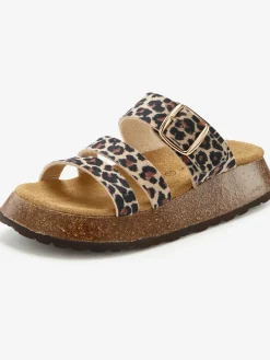 Mules tendance avec semelle compensée