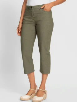 Pantalon 3/4 76% coton