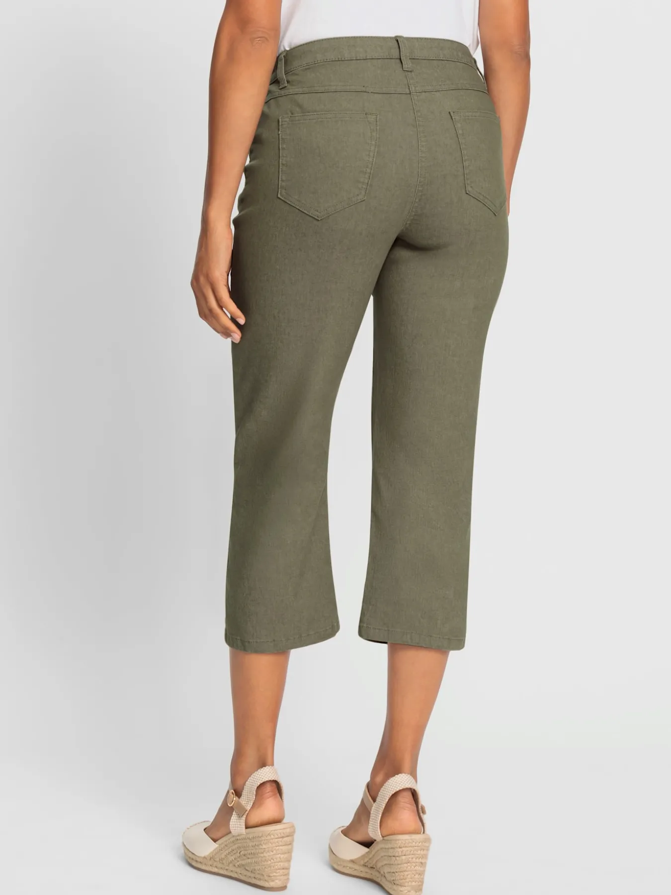 Pantalon 3/4 76% coton