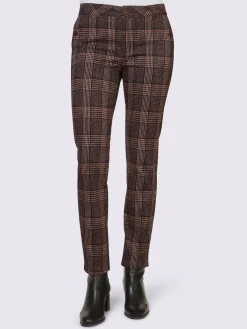 Pantalon à carreaux élasthanne
