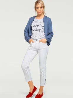 Pantalon 7/8 coupe skinny