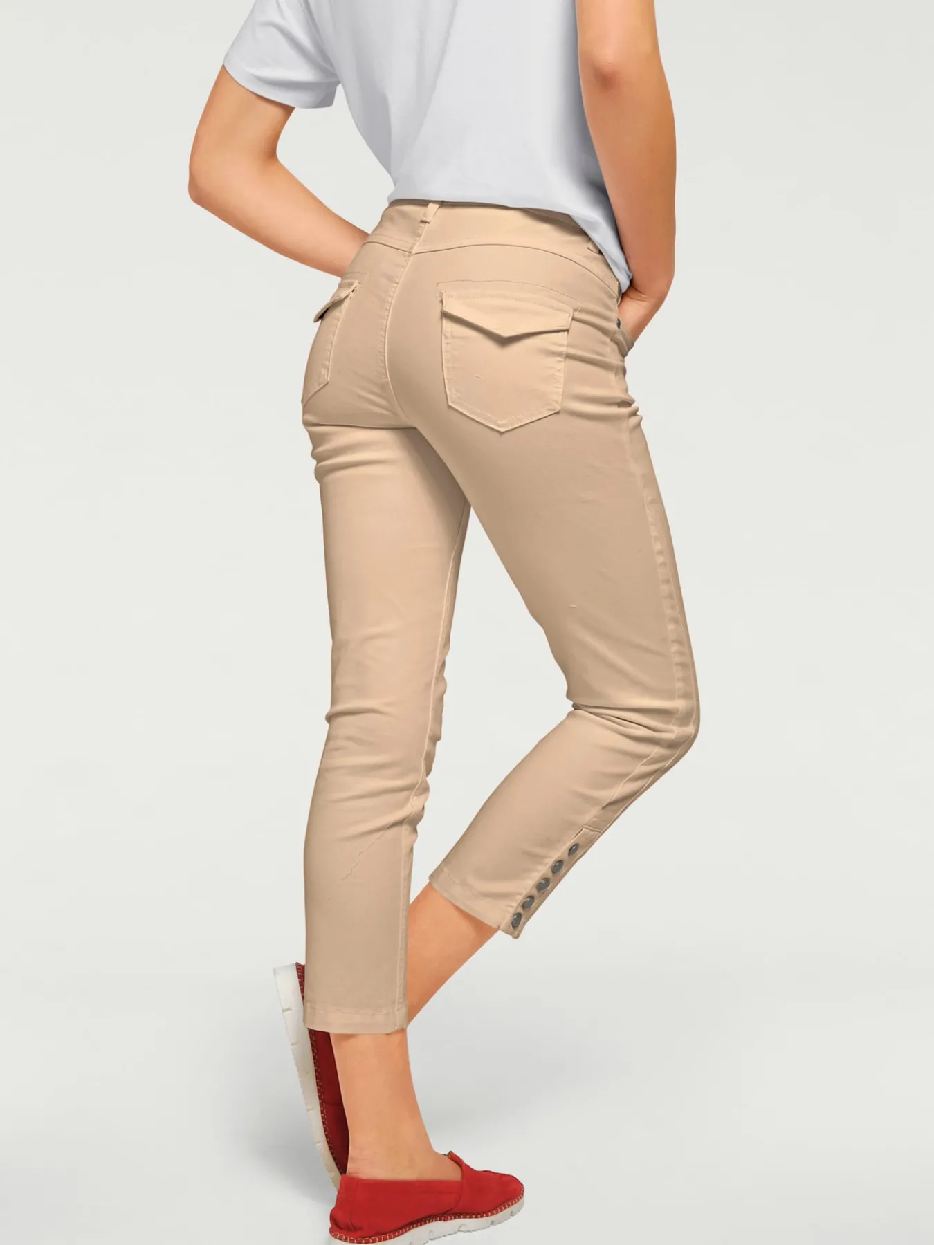 Pantalon 7/8 coupe skinny