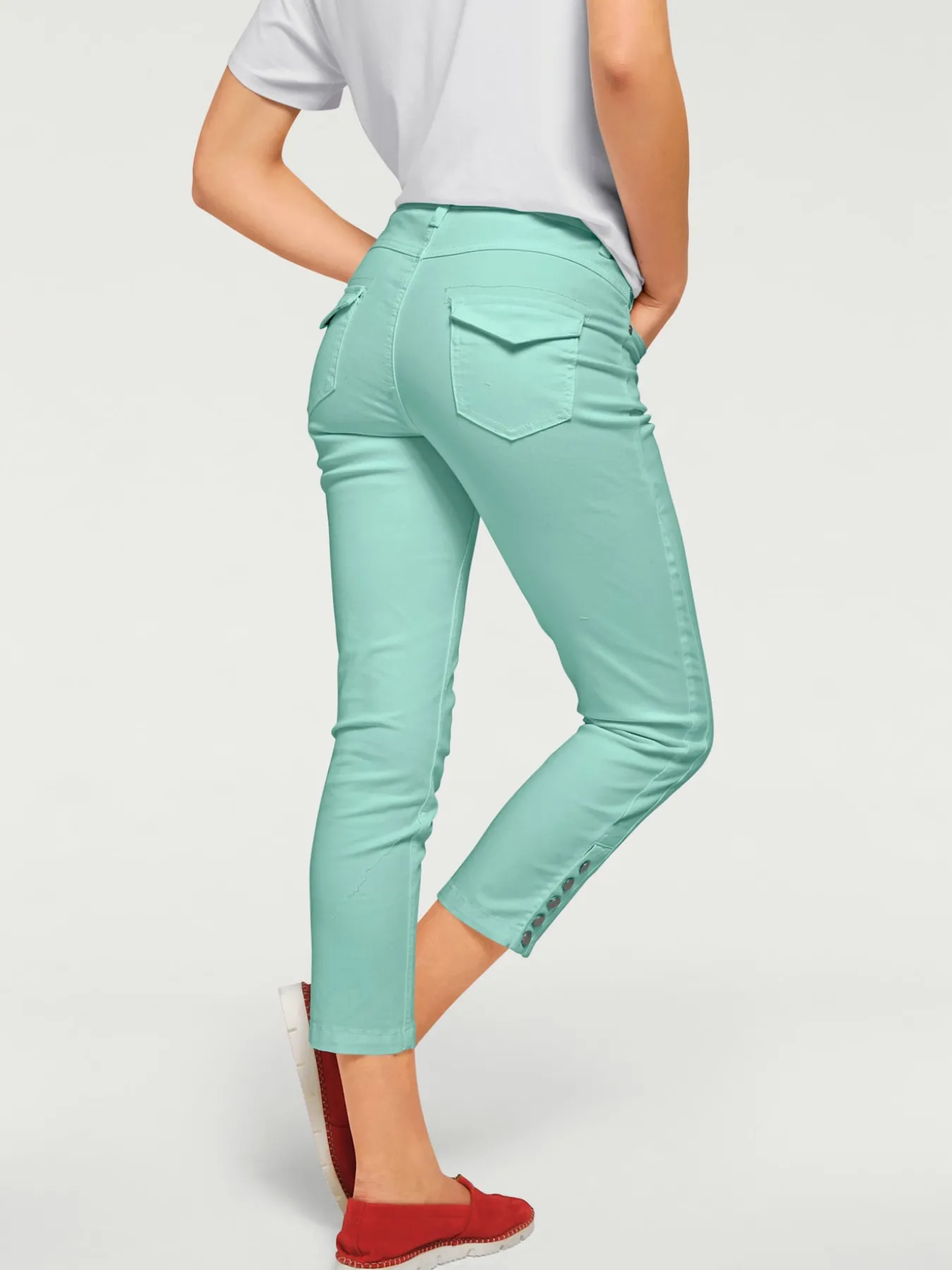 Pantalon 7/8 coupe skinny