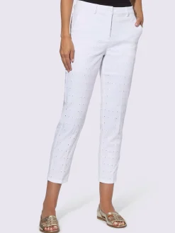 Pantalon 7/8 motif ajouré