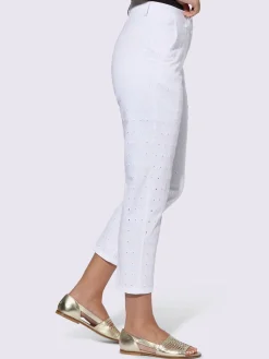 Pantalon 7/8 motif ajouré