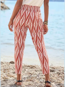 Pantalon 7/8 pantalon en jersey léger pour l'été