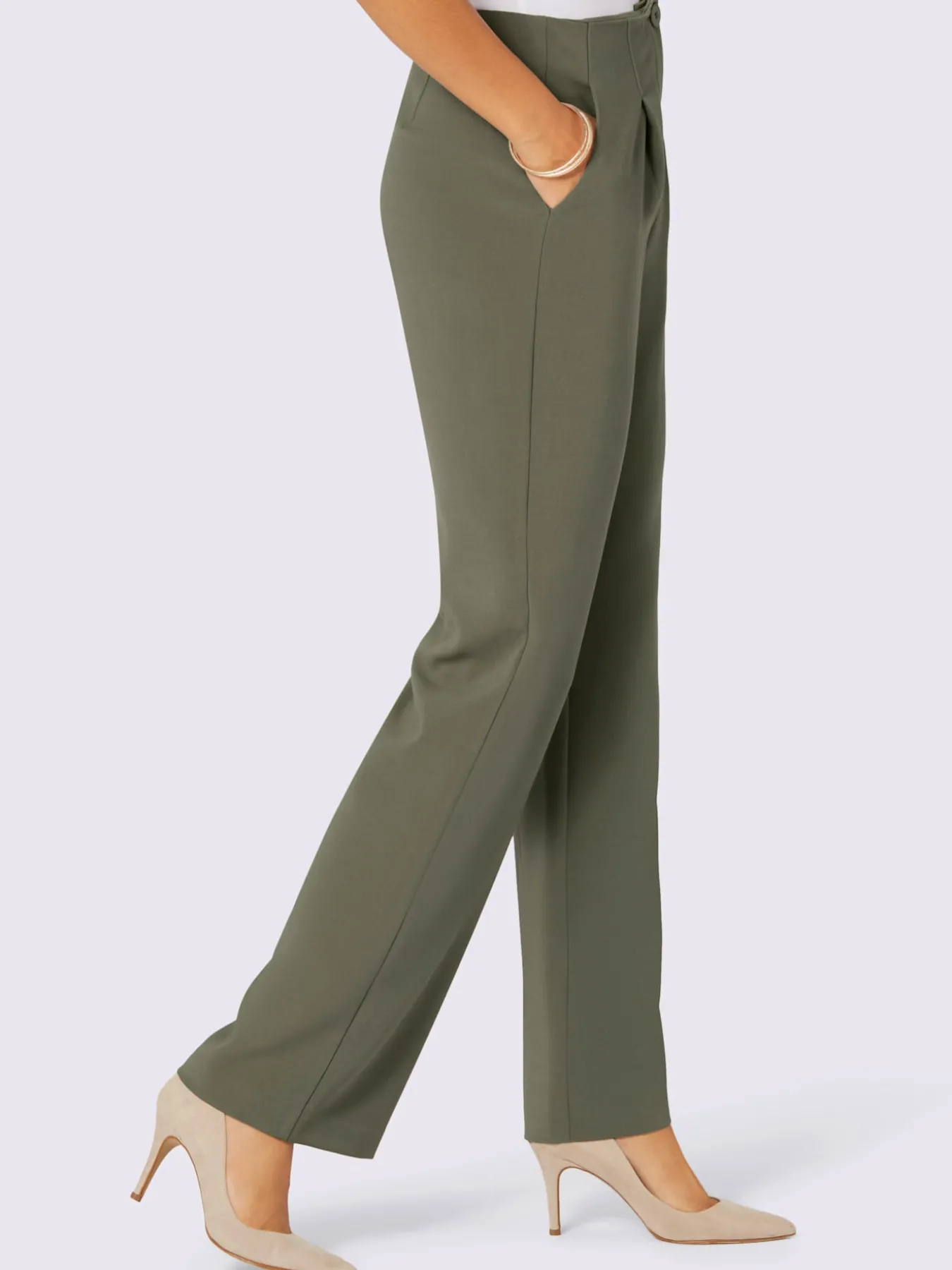 Pantalon à pinces entretien facile