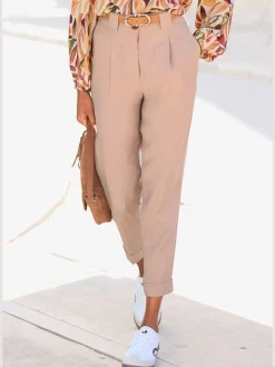 Pantalon 7/8 poches fendues pratiques