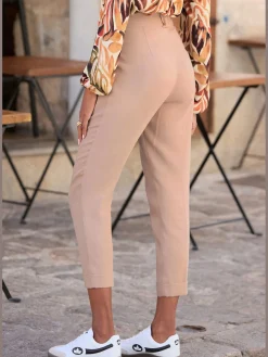 Pantalon 7/8 poches fendues pratiques