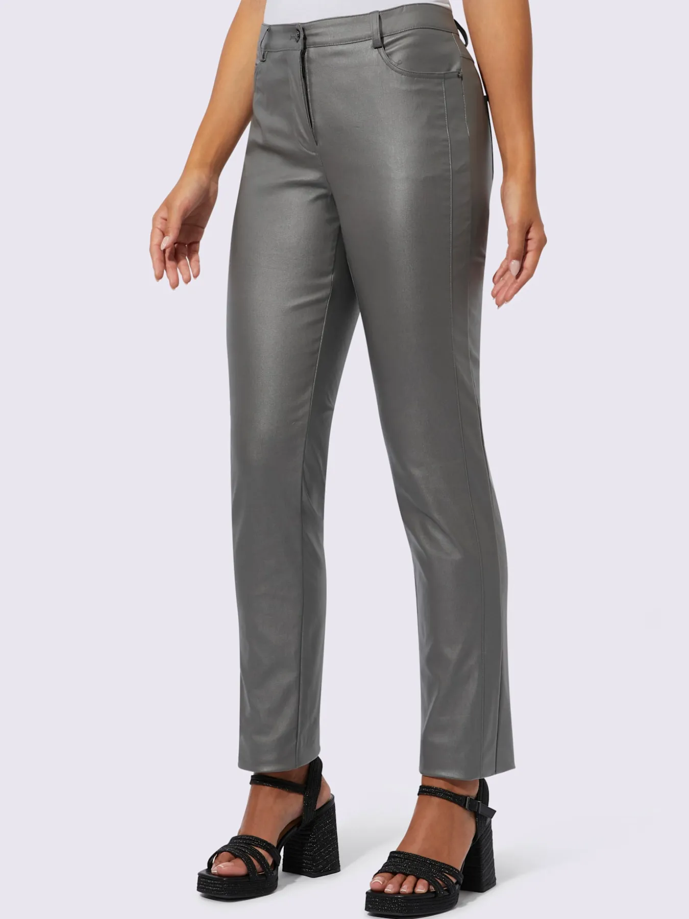 Pantalon 5 poches viscose