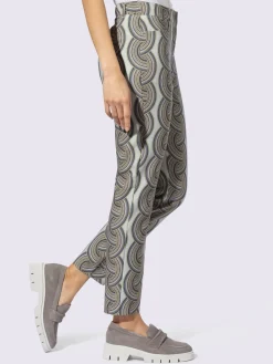 Pantalon 7/8 ravissant tissu imprimé