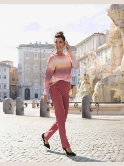Pantalon aspect jean