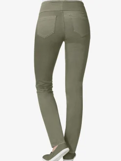Pantalon avec ceinture large élastique et poches
