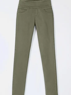 Pantalon avec ceinture large élastique et poches