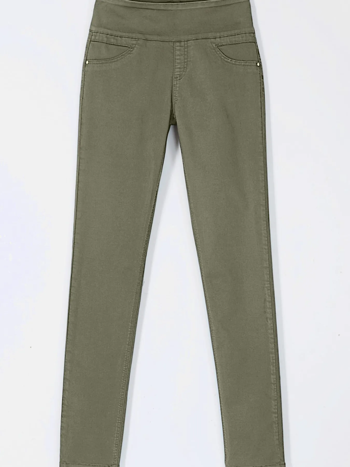 Pantalon avec ceinture large élastique et poches