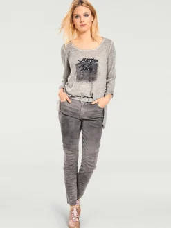 Pantalon boyfriend coupe droite