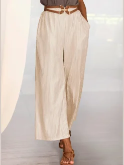Pantalon ceinture élastique agréable