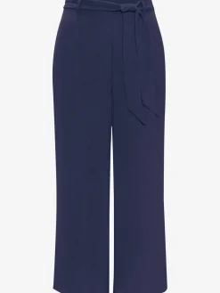 Pantalon ceinture élastique avec bordure volantée au dos