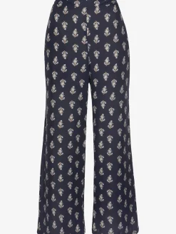 Pantalon ceinture plate devant, élastique derrière