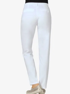 Pantalon chino femme en coton extensible