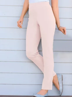 Pantalon classique uni avec ceinture élastique