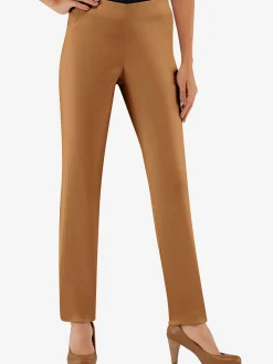 Pantalon classique uni avec ceinture élastique