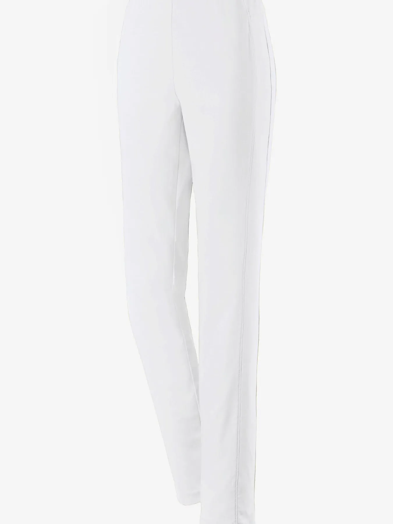 Pantalon classique uni avec ceinture élastique