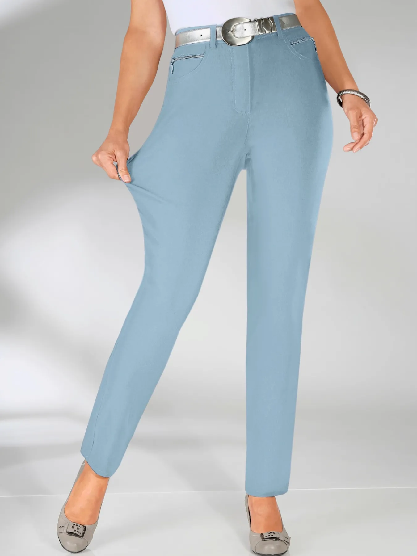 Pantalon confortable avec poches zippées