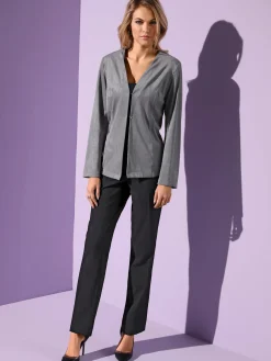 Pantalon costume taille élastiquée invisible
