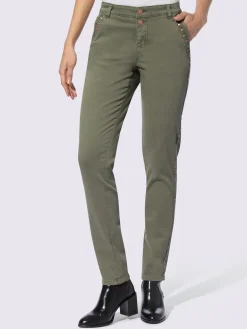 Pantalon coupe 5 poches décontractée