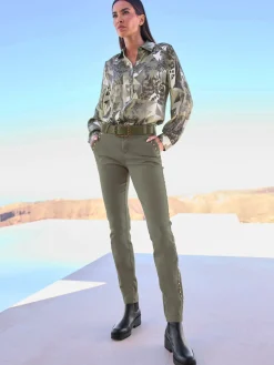 Pantalon coupe 5 poches décontractée