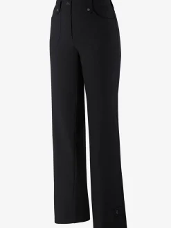 Pantalon coupe droite détails boutonnés