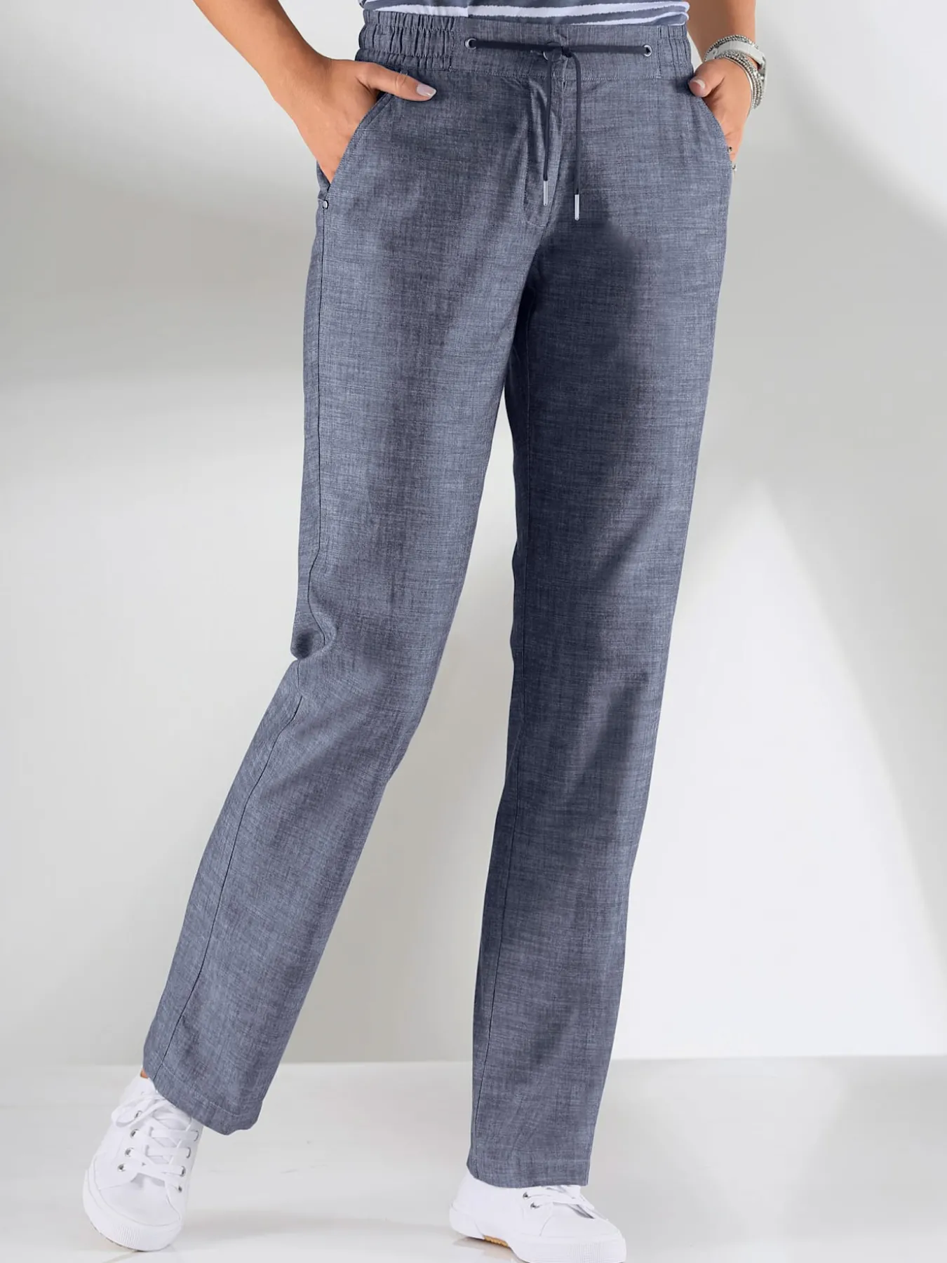 Pantalon coupe sportive ceinture élastique