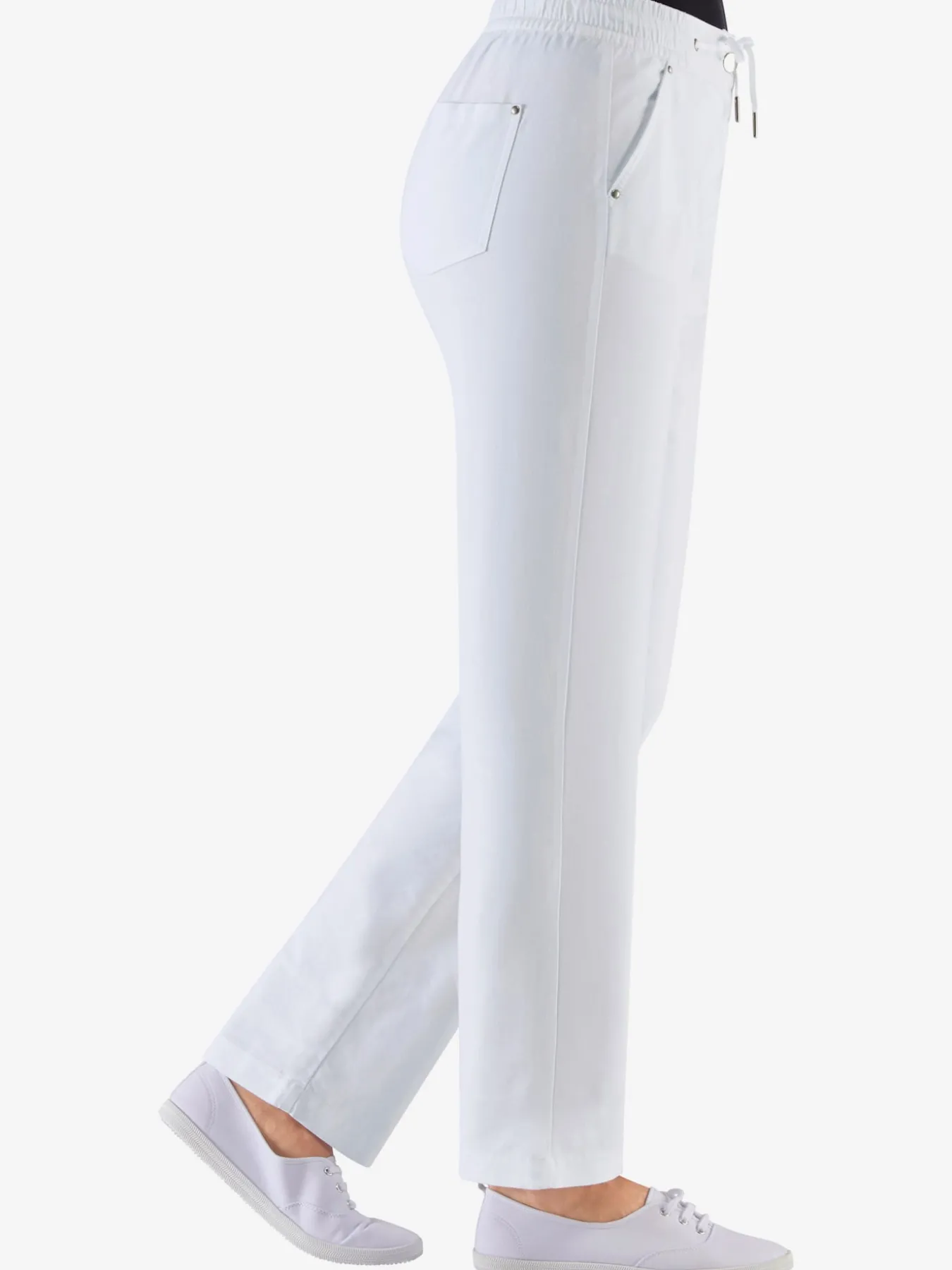 Pantalon coupe sportive ceinture élastique