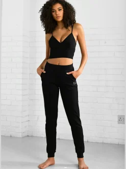 Pantalon de jogging athleleisure, logo imprimé