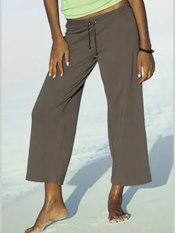 Pantalon de plage léger longueur 7/8