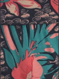 Pantalon de plage pantalon 7/8 décontracté avec imprimé tropical