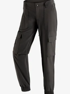 Pantalon de trekking jogging cargo de randonnée à taille haute