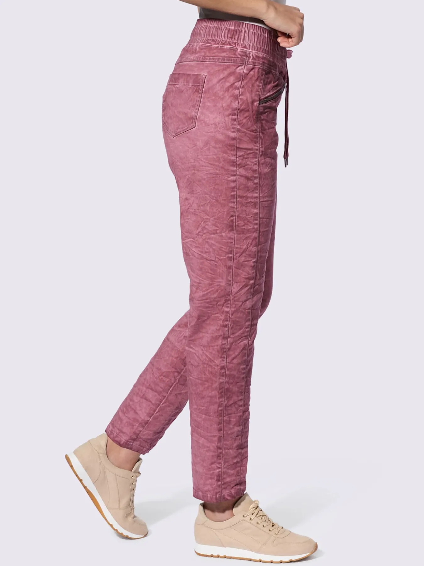 Pantalon délavage « oil dyed » tendance