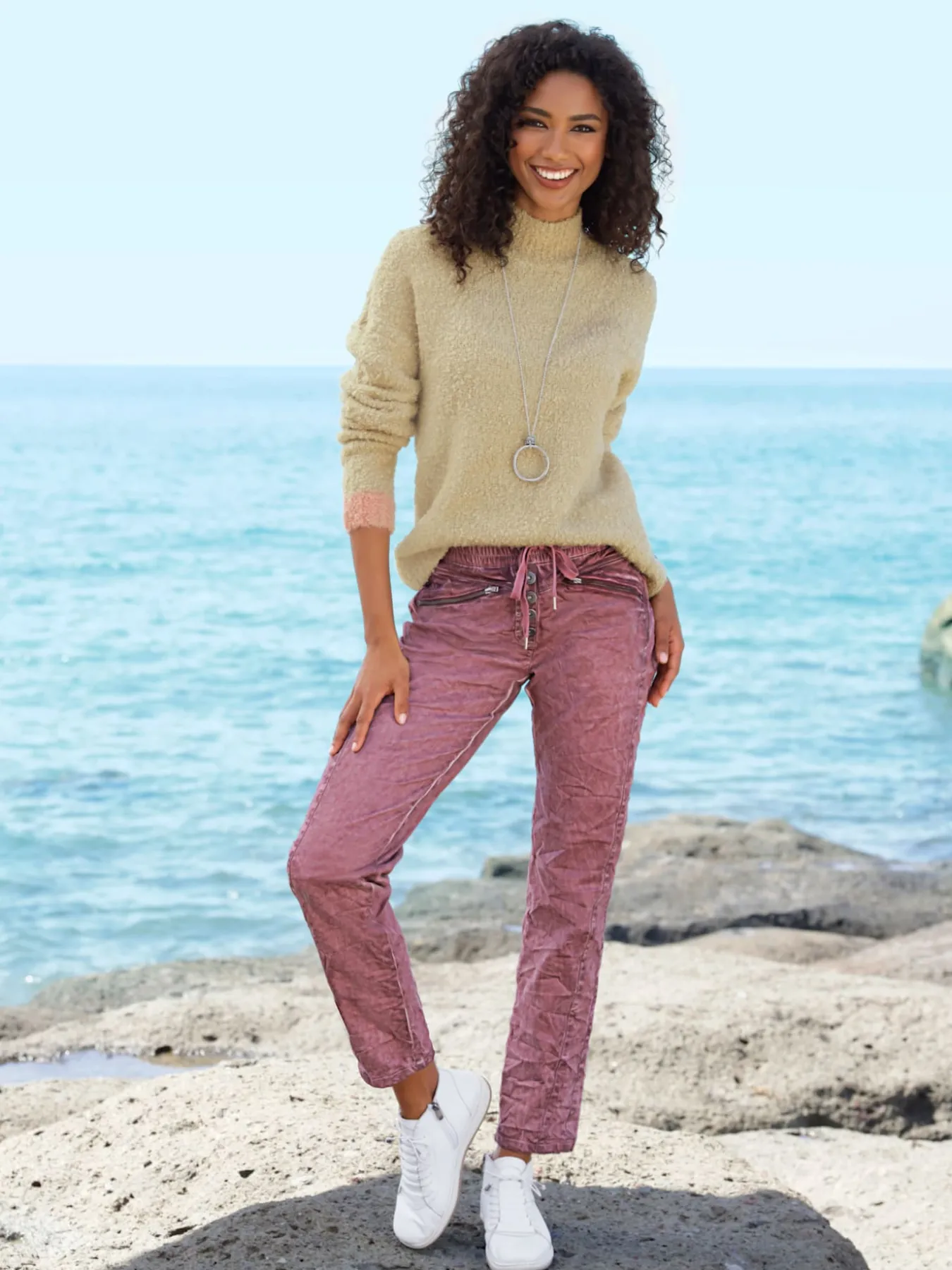 Pantalon délavage « oil dyed » tendance