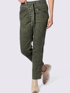 Pantalon délavage « oil dyed » tendance