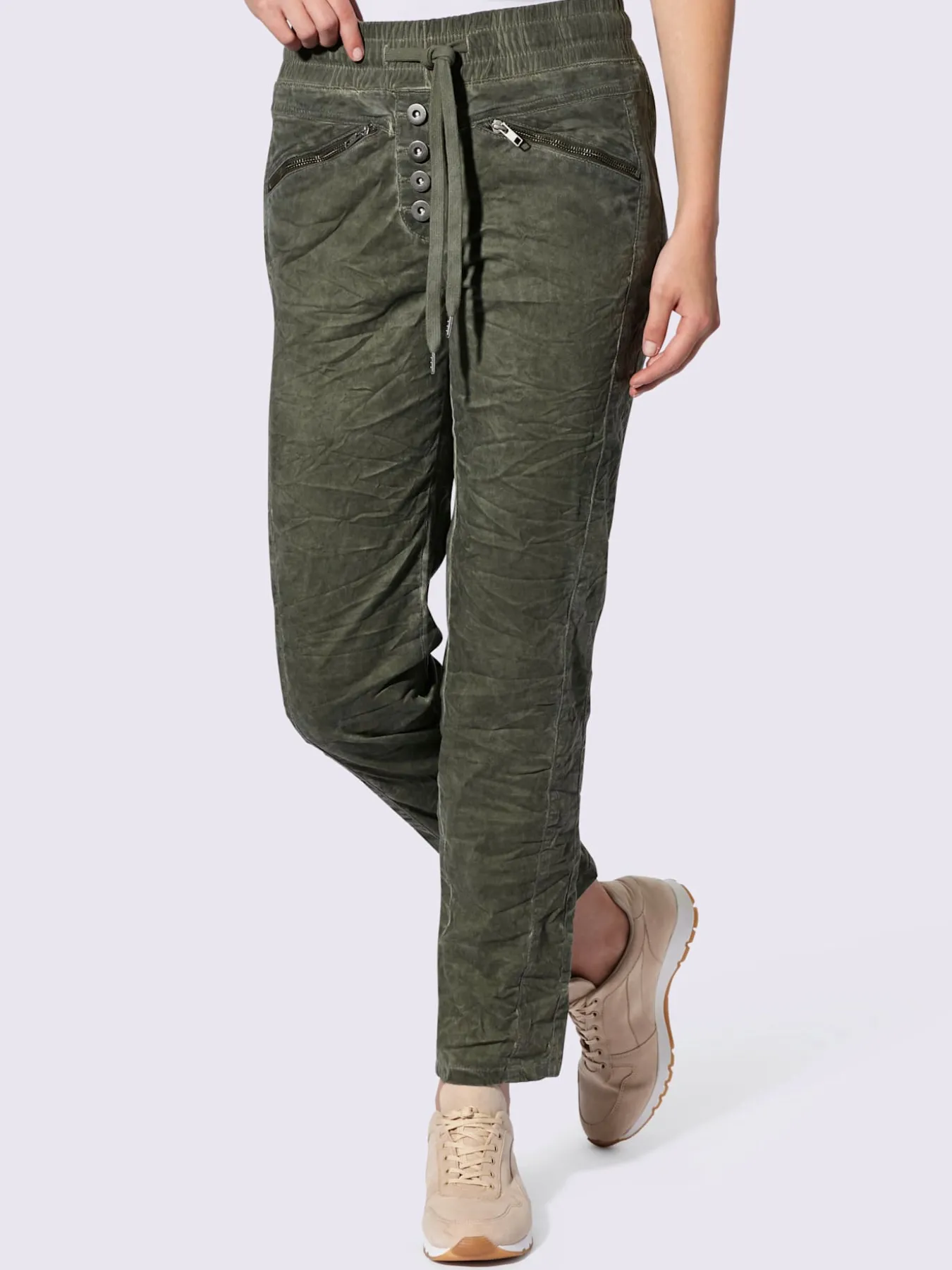Pantalon délavage « oil dyed » tendance