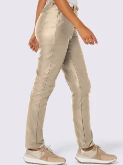 Pantalon effet enduit coupe féminine