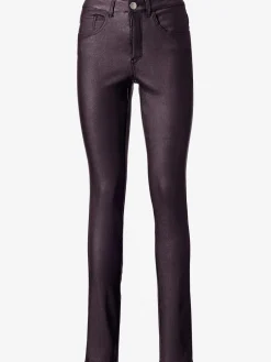 Pantalon effet ventre plat coupe skinny tendance